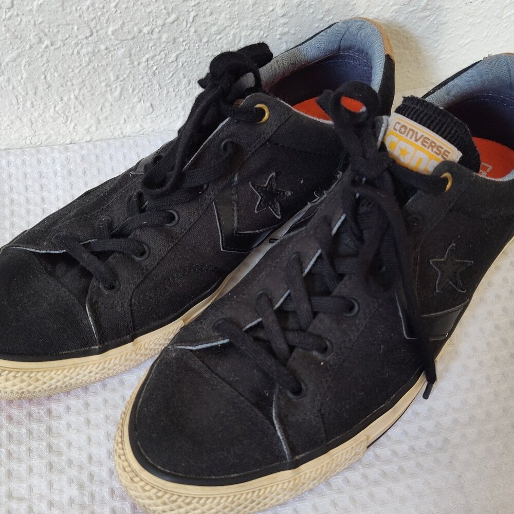 CONVERSE, Men’s Chuck Taylor, Star Player 76, Canvas Low Top, 12